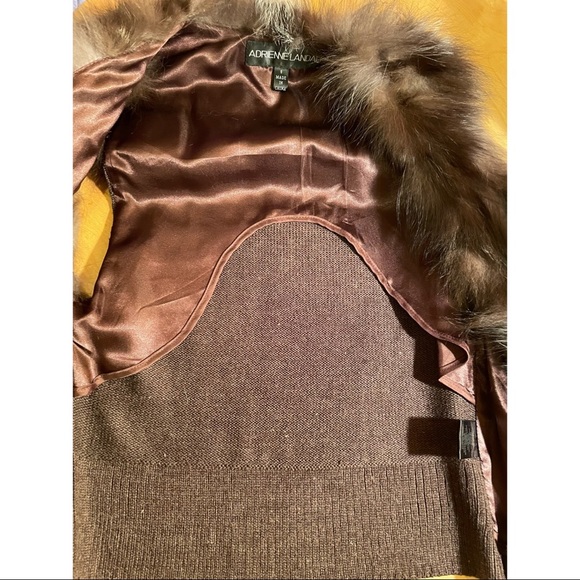 AUTHENTIC ADRIANNE LADAU Fur Vest - Picture 3 of 7